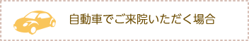 自動車でご来院いただく場合